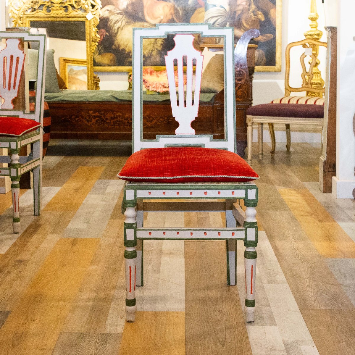 Set di sei sedie Luigi XVI Originale Epoca '700-photo-3