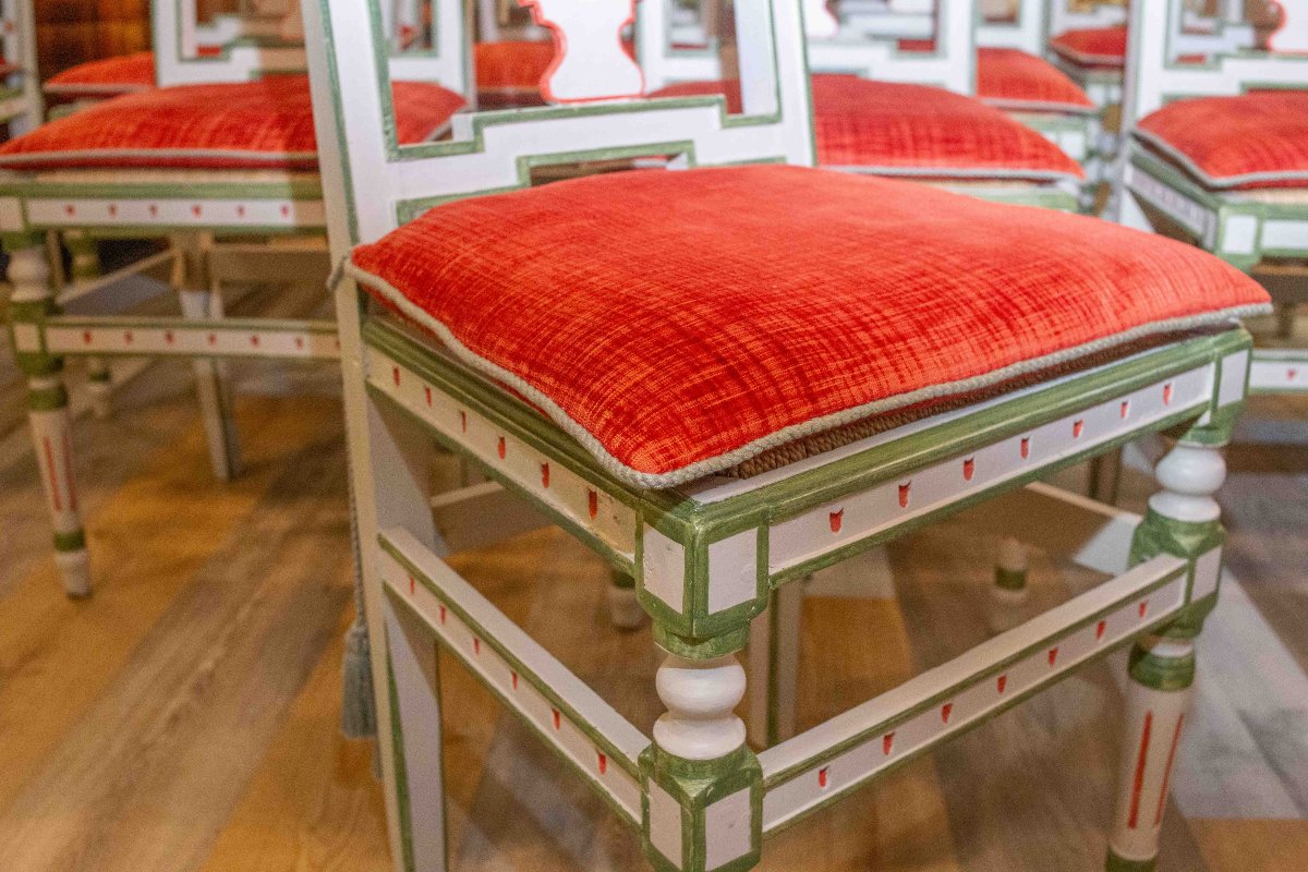 Set di sei sedie Luigi XVI Originale Epoca '700-photo-3