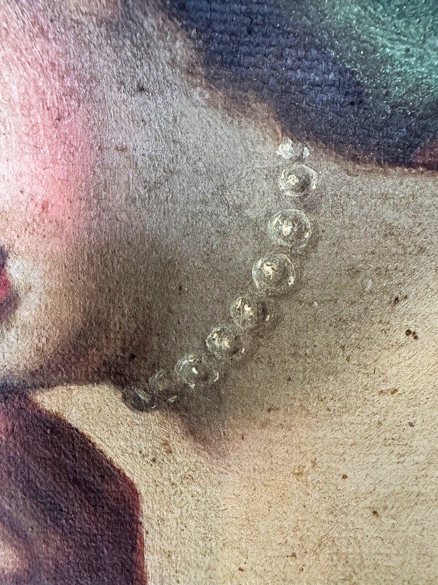 Scena Biblica, olio su tela, Epoca tra '600 e '700-photo-3