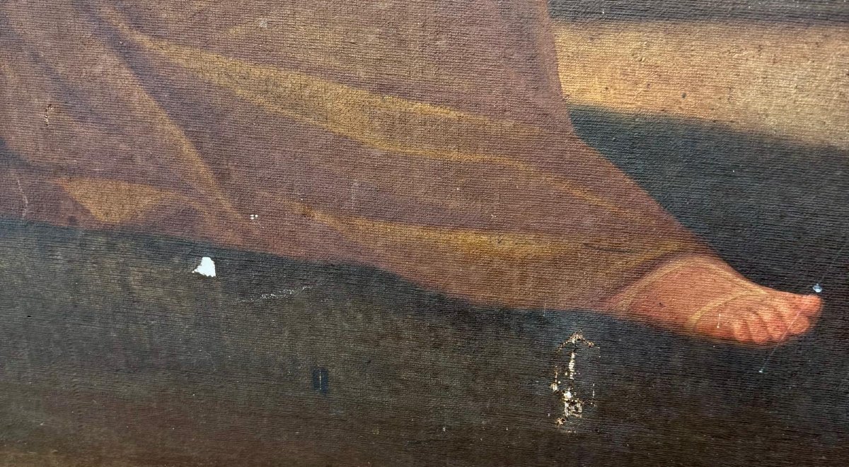 Scena Biblica, olio su tela, Epoca tra '600 e '700-photo-5