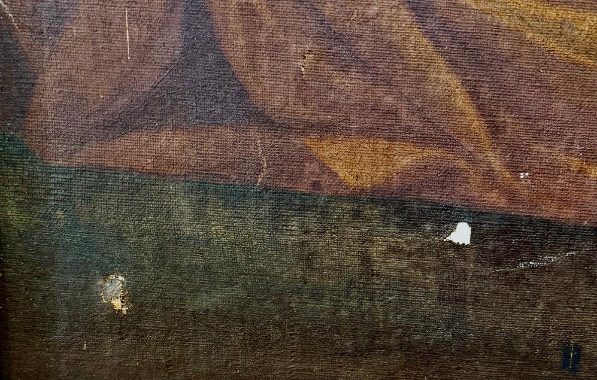 Scena Biblica, olio su tela, Epoca tra '600 e '700-photo-6