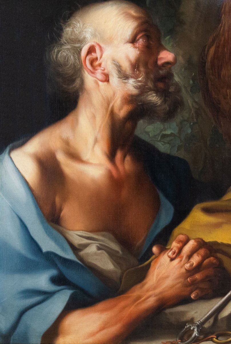 Ignazio Stern, “Il pentimento di Pietro”, olio su tela, 1721-1722-photo-3