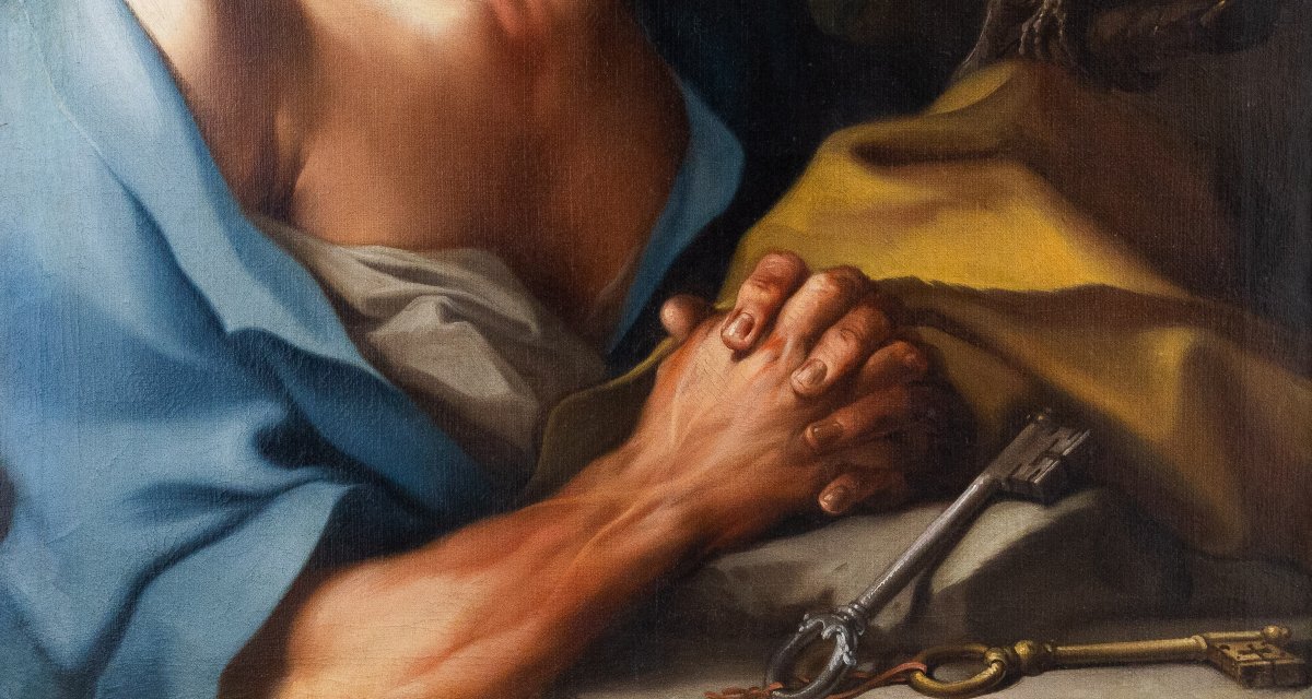 Ignazio Stern, “Il pentimento di Pietro”, olio su tela, 1721-1722-photo-5