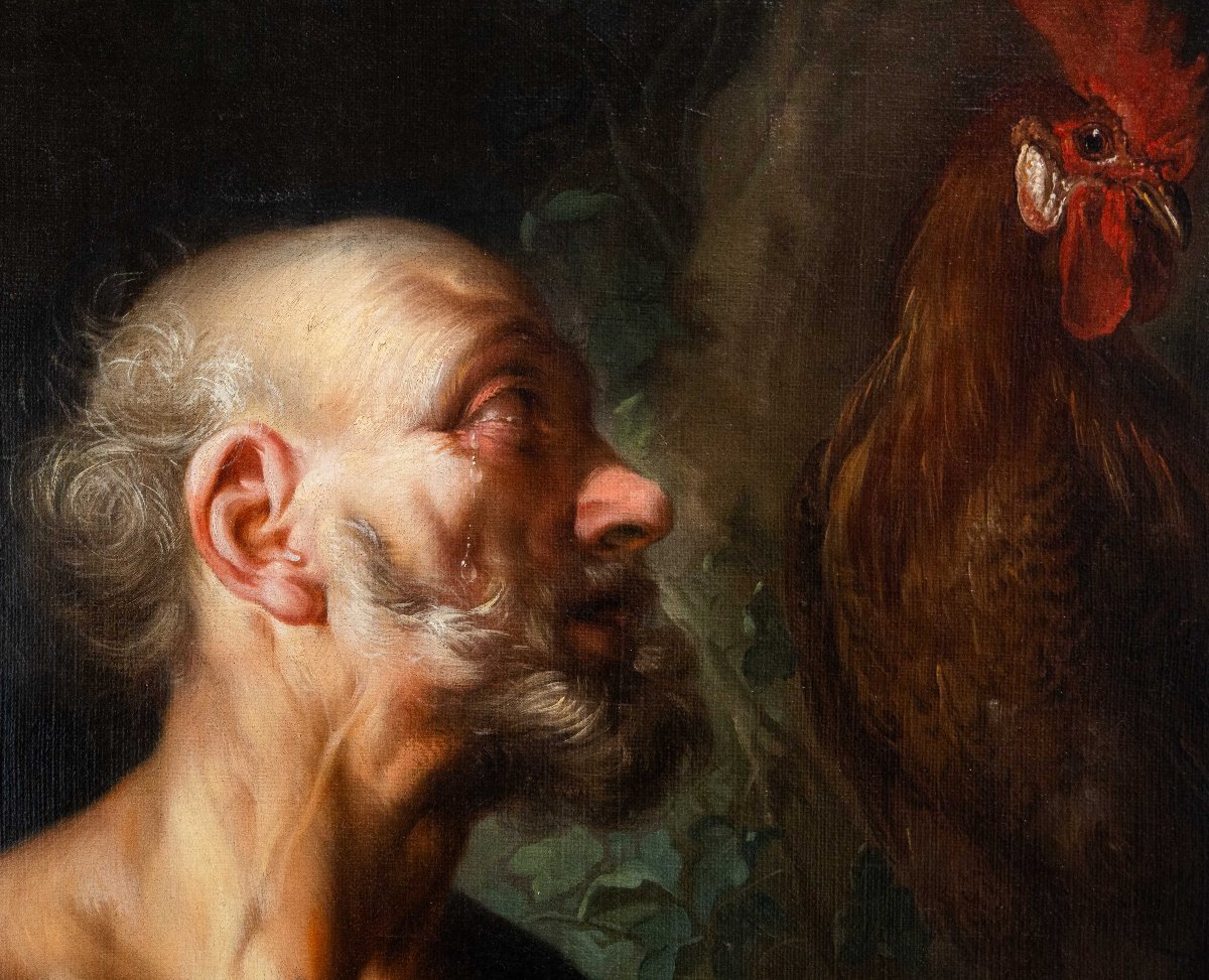 Ignazio Stern, “Il pentimento di Pietro”, olio su tela, 1721-1722-photo-6