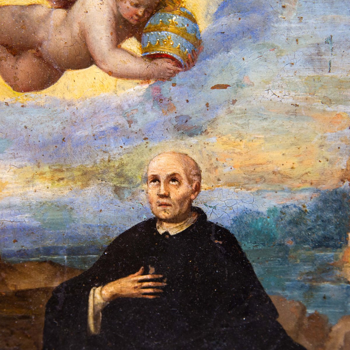 "Estasi del Santo", Olio su rame (ramino), XVII secolo-photo-3