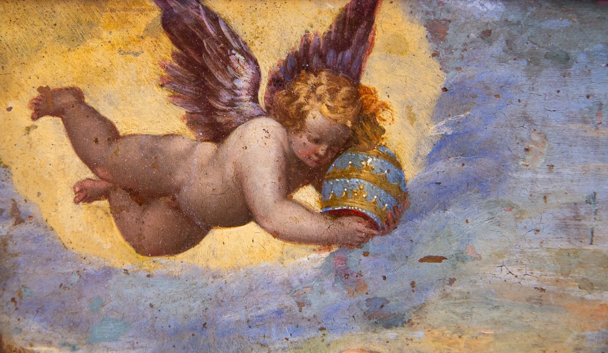 "Estasi del Santo", Olio su rame (ramino), XVII secolo-photo-1