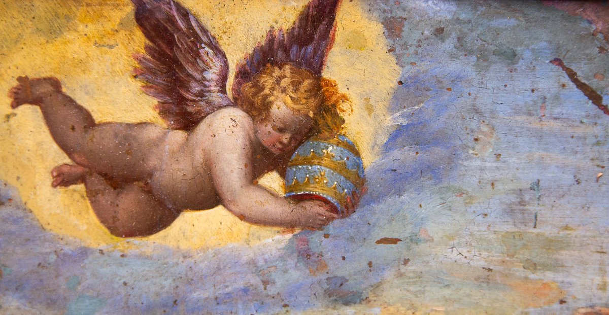 "Estasi del Santo", Olio su rame (ramino), XVII secolo-photo-2