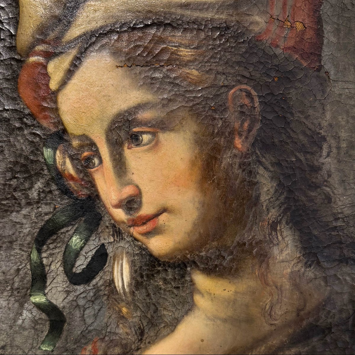 "Le Sibille", olio su tela, Epoca '600-photo-1