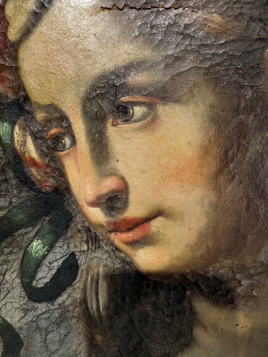 "Le Sibille", olio su tela, Epoca '600-photo-3