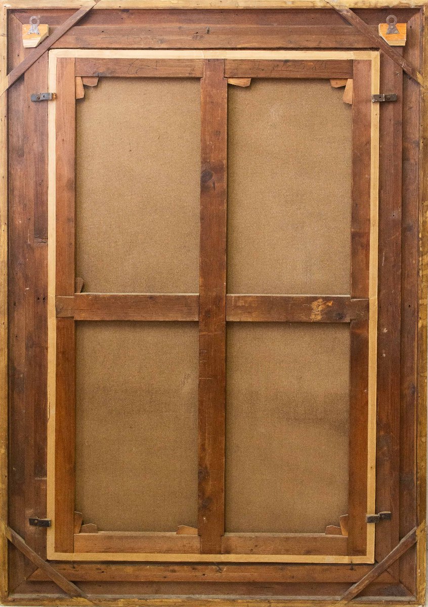 Eugène Laville, "Ritratto del generale Barral", firmato, olio su tela, Salon del 1869-photo-4