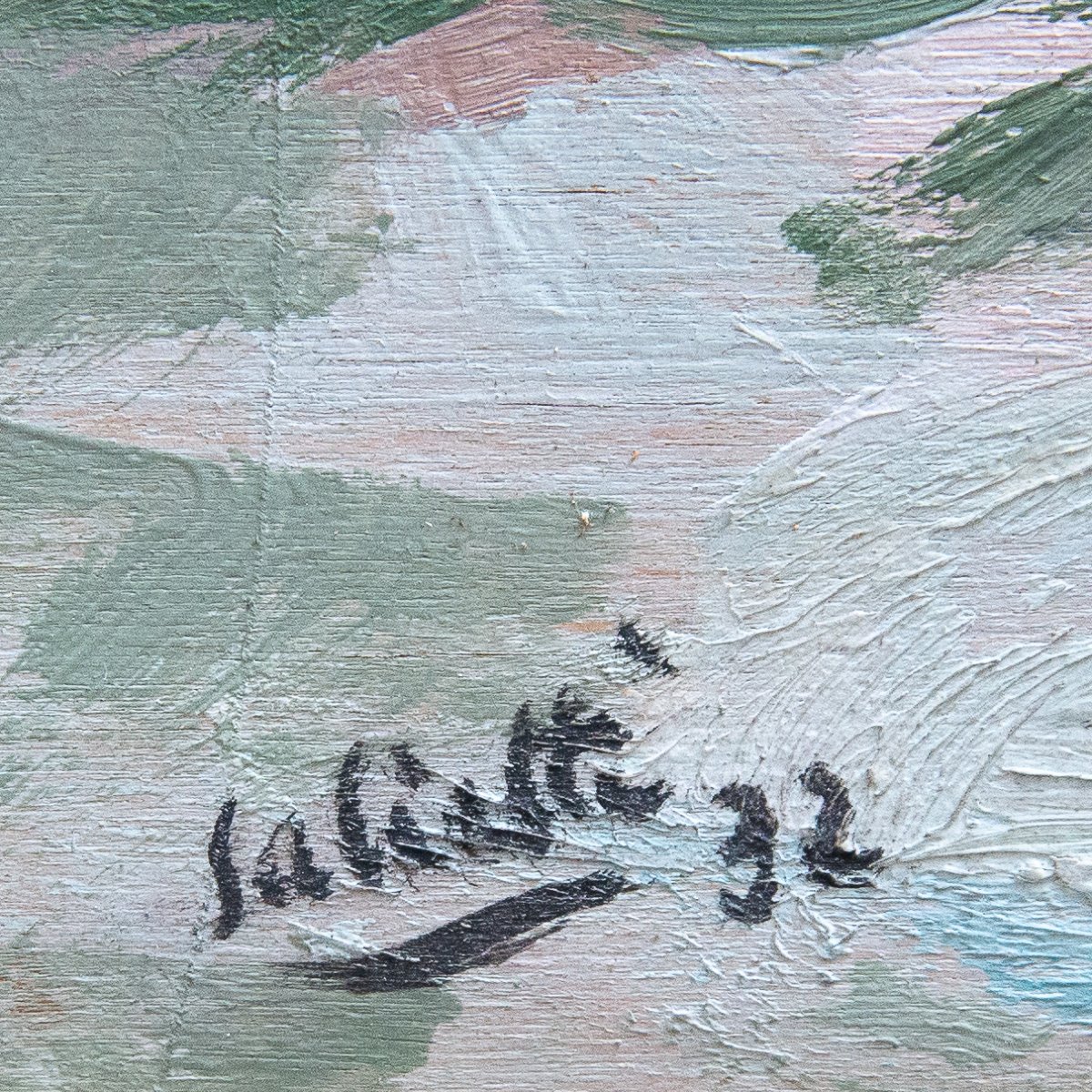 Alberto Salietti, olio su tavola,"Venezia", firmato, 1932-photo-3