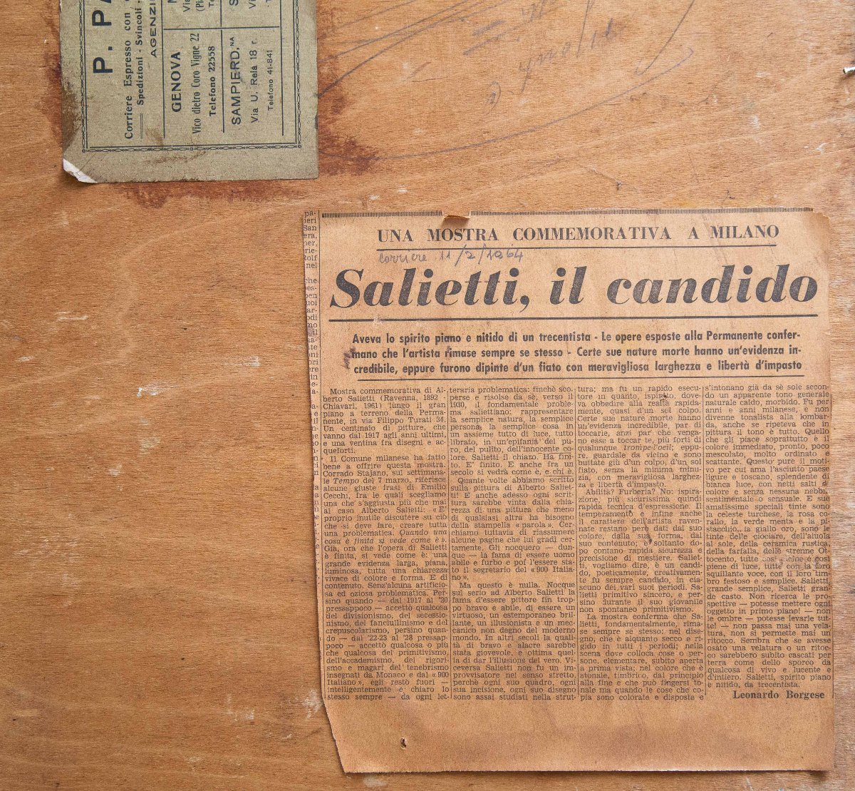 Alberto Salietti, olio su tavola,"Venezia", firmato, 1932-photo-8