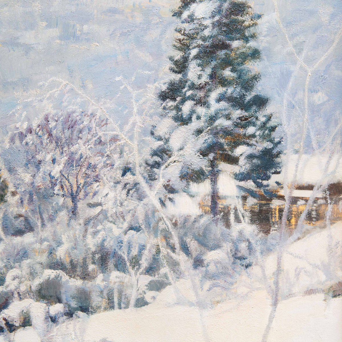 Ottorino Campagnari, "Val di Susa", olio su tavola, firmato, XX secolo-photo-1