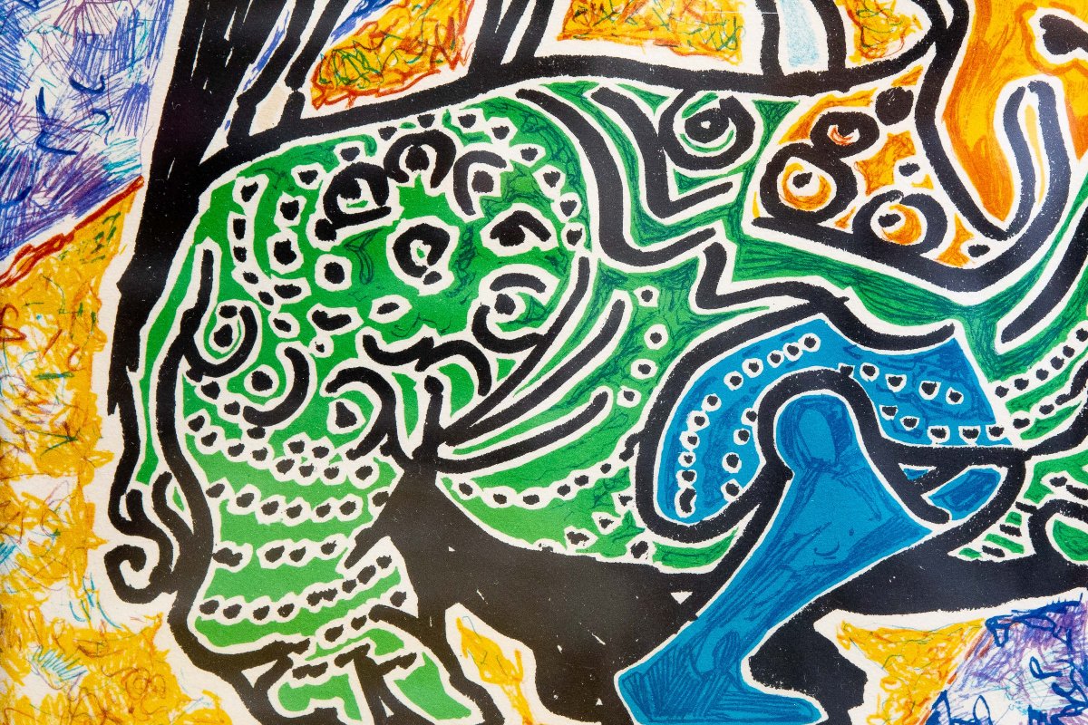 Salvador DALI', " La Vierge et le rhinocéros", firmato, Ed. 250-photo-3