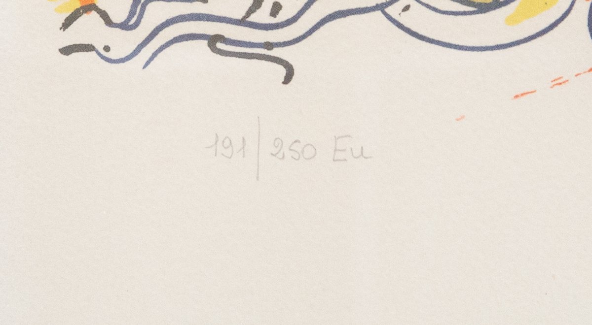 Salvador DALI', "Cacciata dal Paradiso", firmato, Ed. 250-photo-4