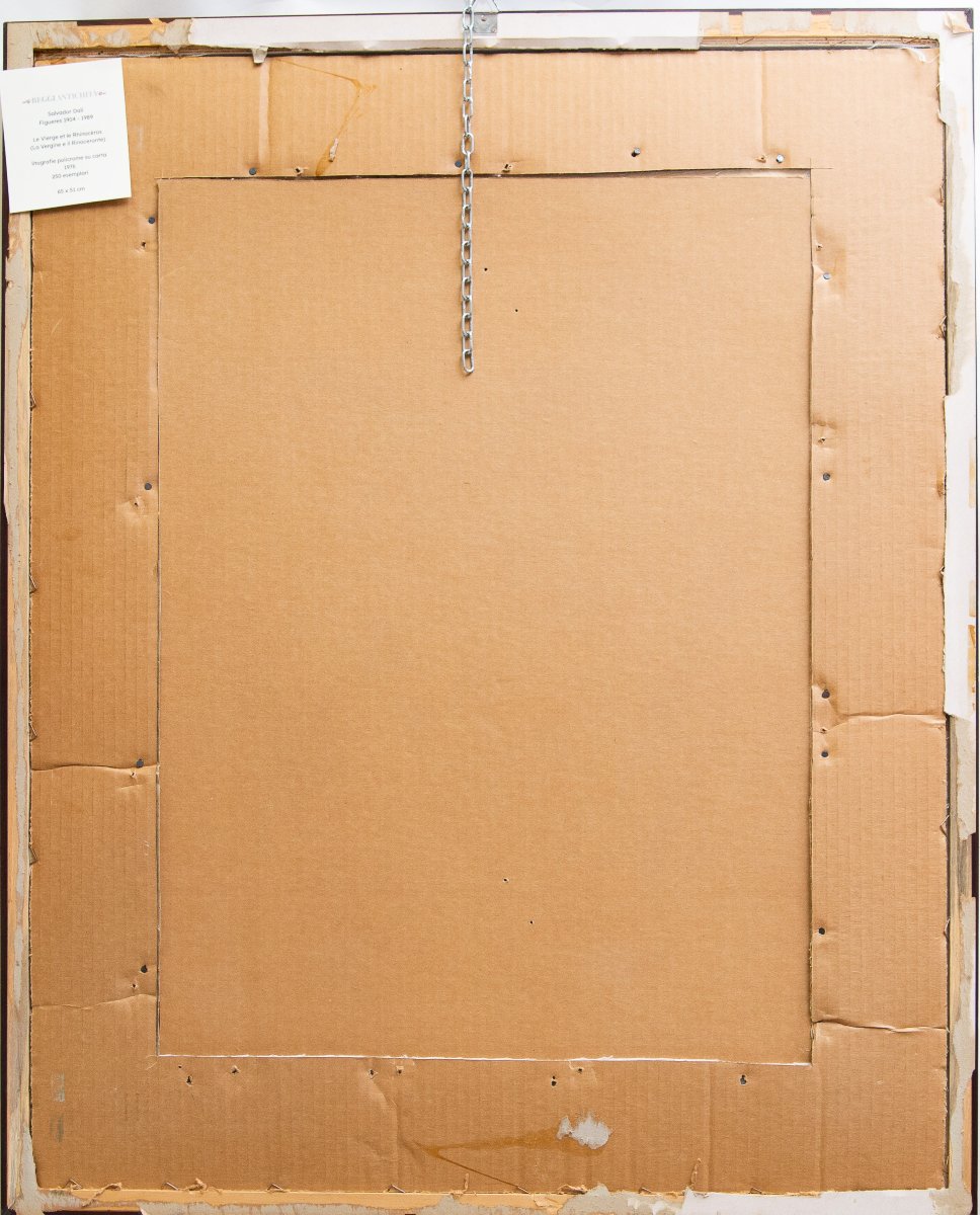 Salvador DALI', "Cacciata dal Paradiso", firmato, Ed. 250-photo-1