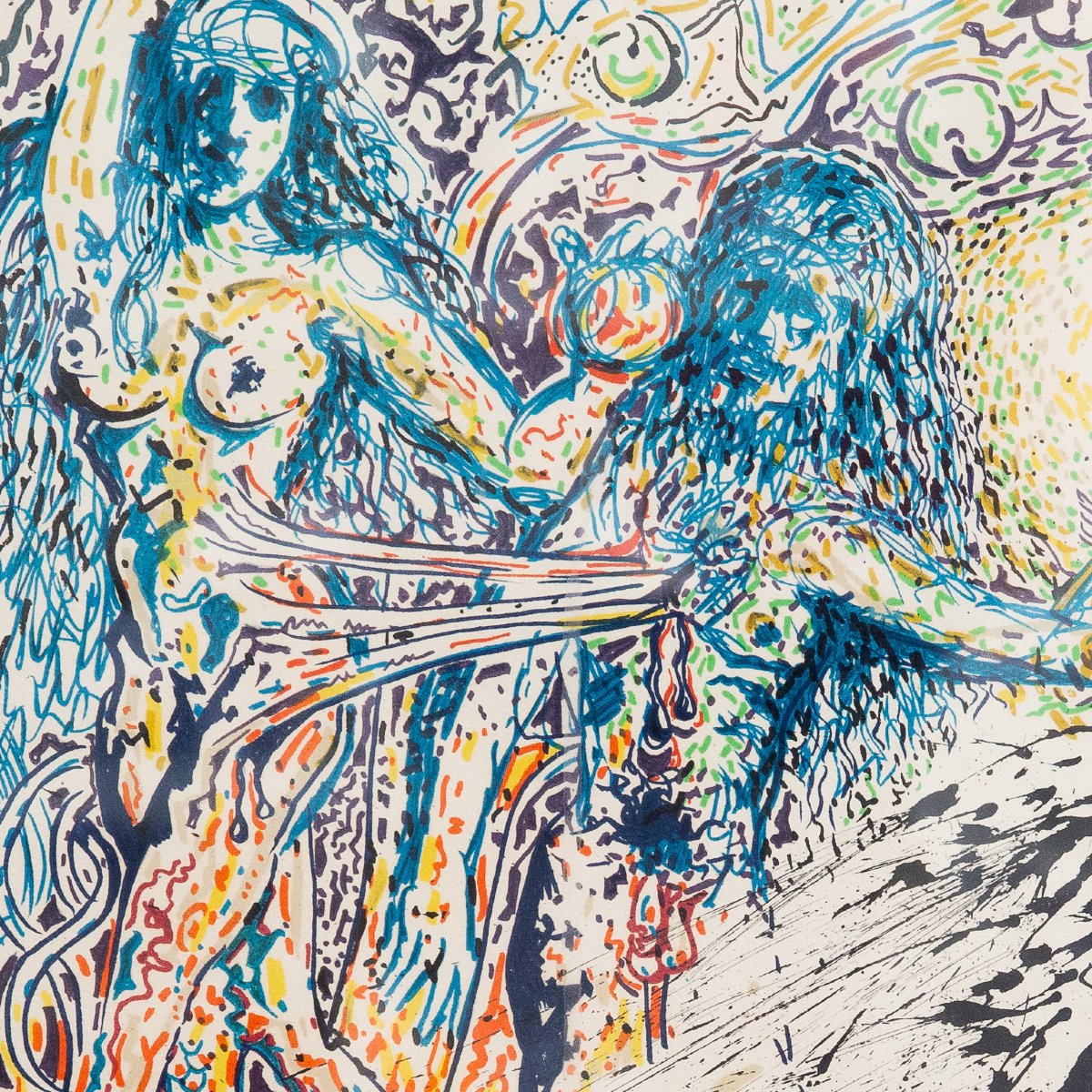 Salvador DALI', "Cacciata dal Paradiso", firmato, Ed. 250-photo-2