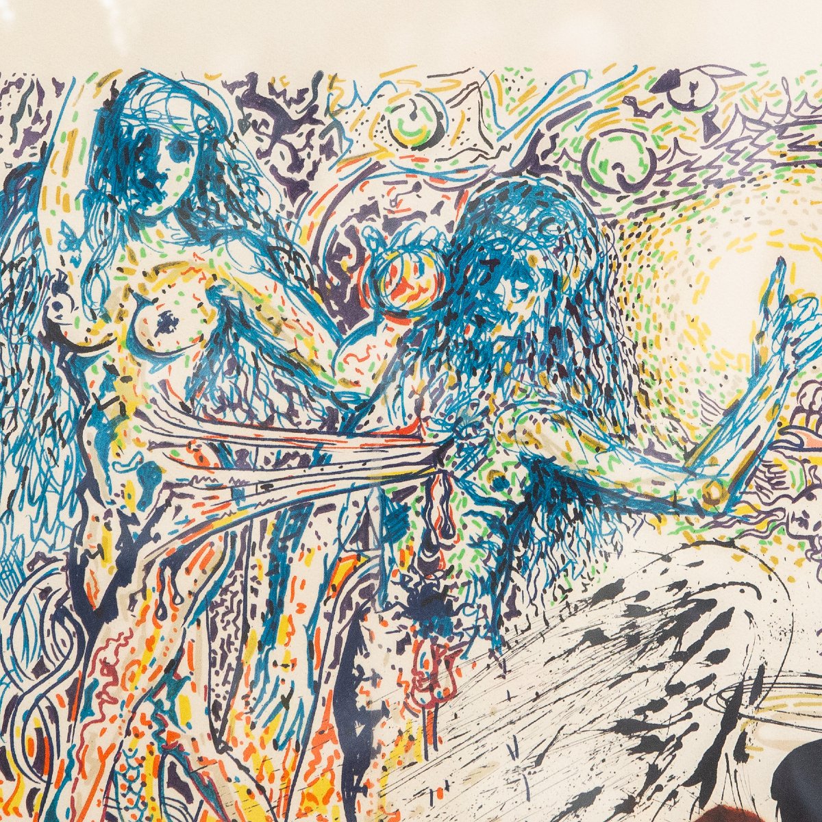 Salvador DALI', "Cacciata dal Paradiso", firmato, Ed. 250-photo-3