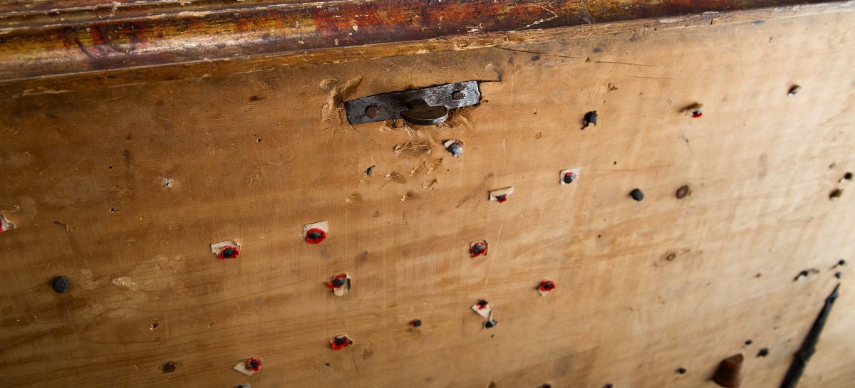 Cassapanca friulana dipinta, Fine '700 Primi '800-photo-6