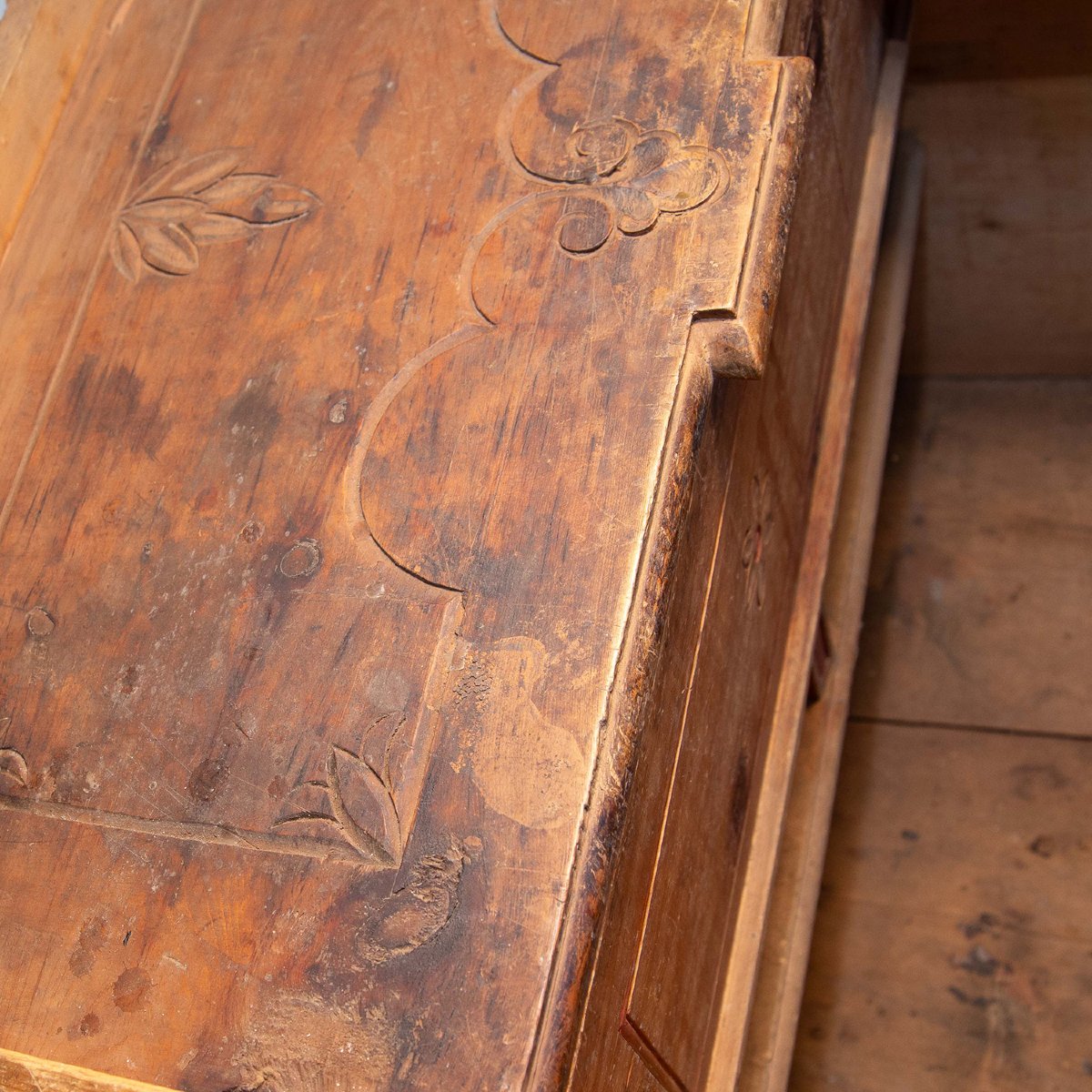 Cassapanca friulana dipinta, Fine '700 Primi '800-photo-7