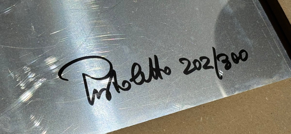 Michelangelo PISTOLETTO - "Prima scena", 2009 - Serigrafia su lastra d'acciaio, Ed. 300-photo-2