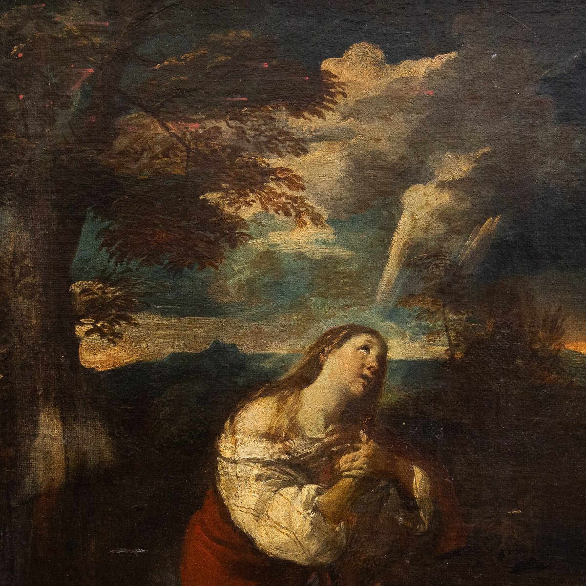 Santa Maria Maddalena, Olio su tela, XVIII secolo-photo-3