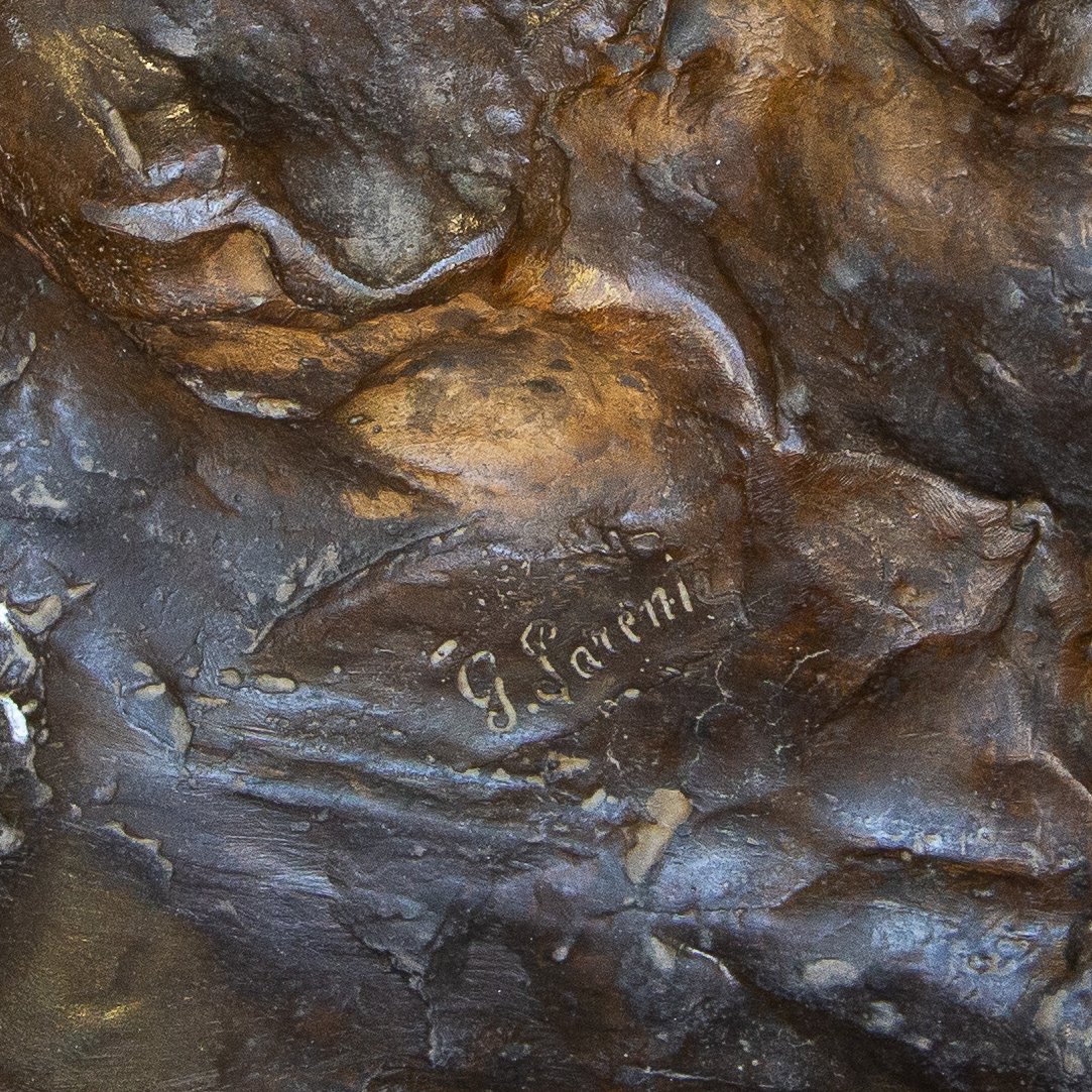 Gabriele Parente, Figura femminile, bronzo, Epoca '800-photo-8