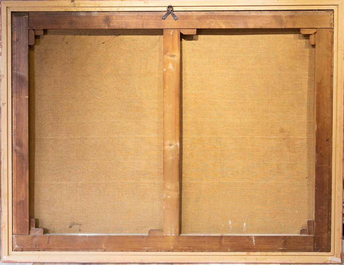 Giovanni Crivelli (detto il Crivellino), "Pavoni, tacchini e galli", olio su tela, Epoca '700-photo-4