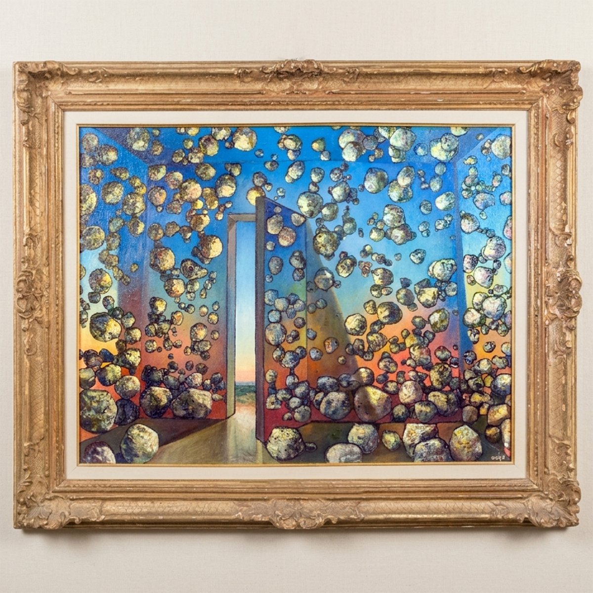 Mayo, Silence Magique, olio su tela, firmato, 1970-photo-4