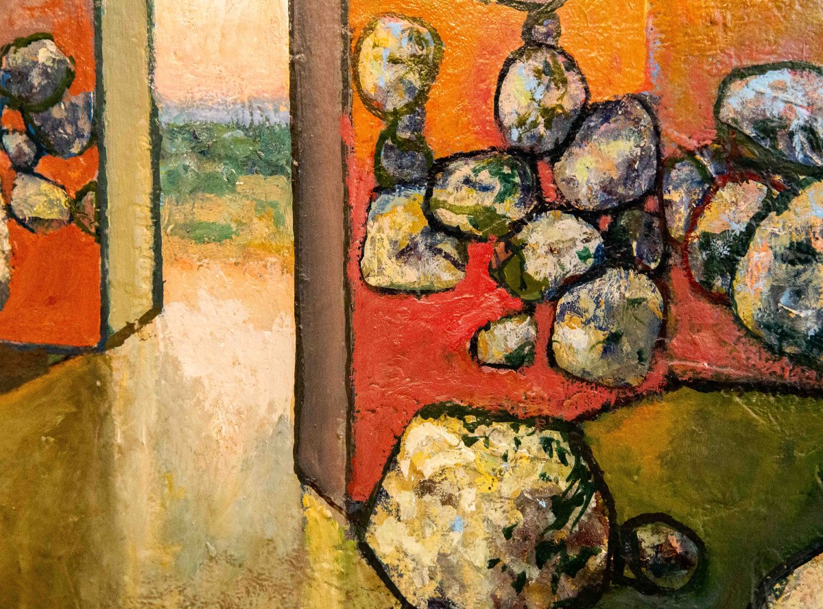 Mayo, Silence Magique, olio su tela, firmato, 1970-photo-3