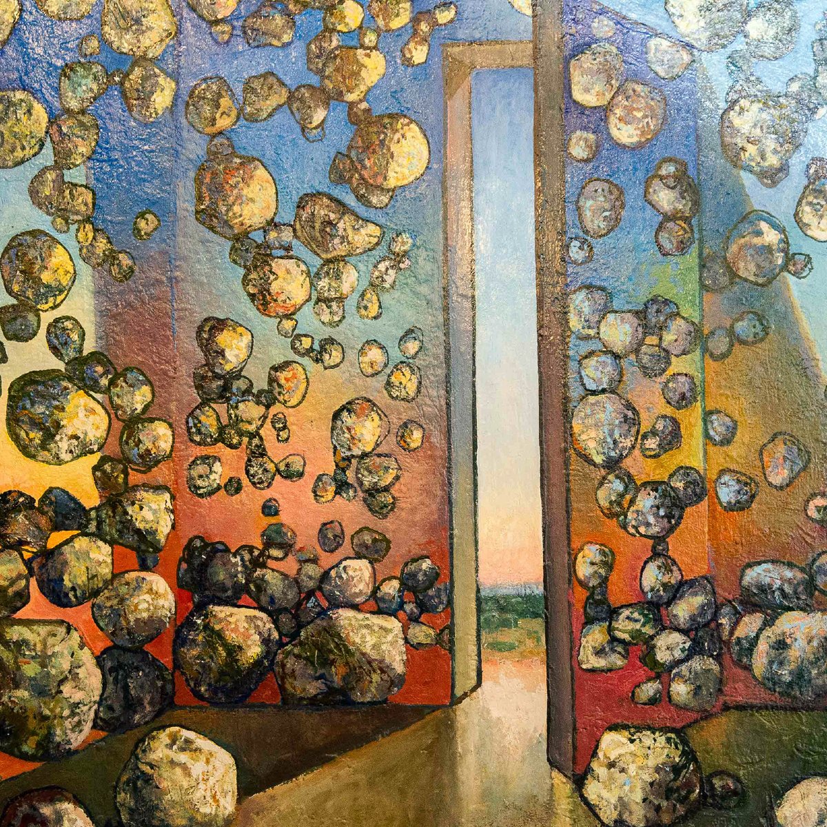 Mayo, Silence Magique, olio su tela, firmato, 1970-photo-5