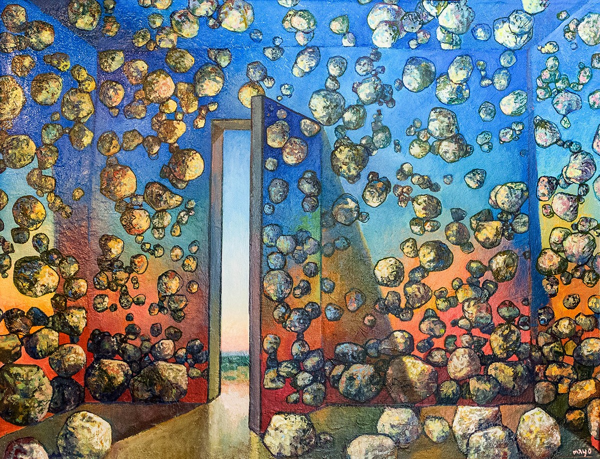 Mayo, Silence Magique, olio su tela, firmato, 1970