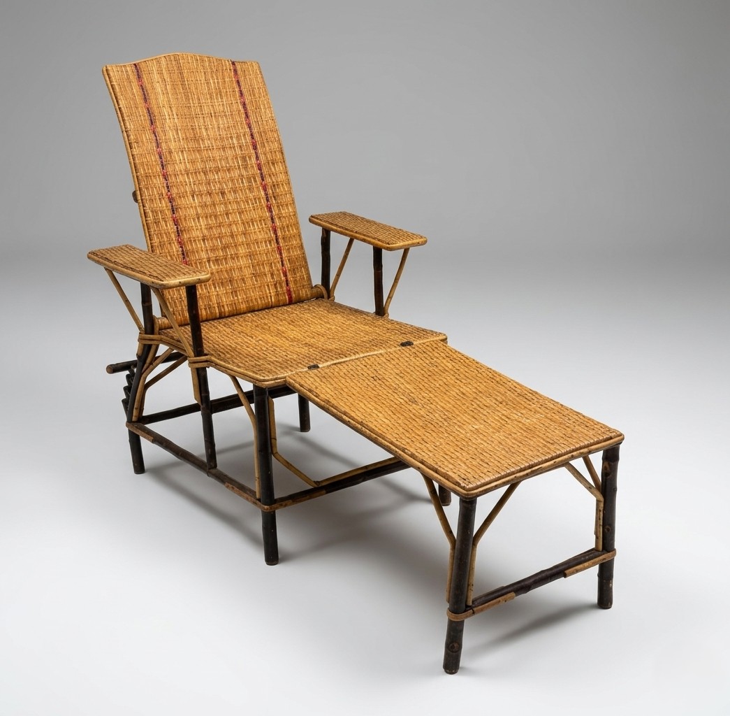 Chaise longue da giardino, Francia, 1930-1940