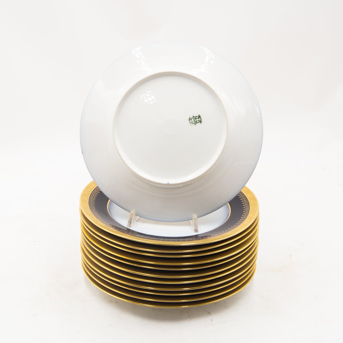 Servizio da Tavola Limoges "Blu Cobalto e Oro", XX secolo-photo-3