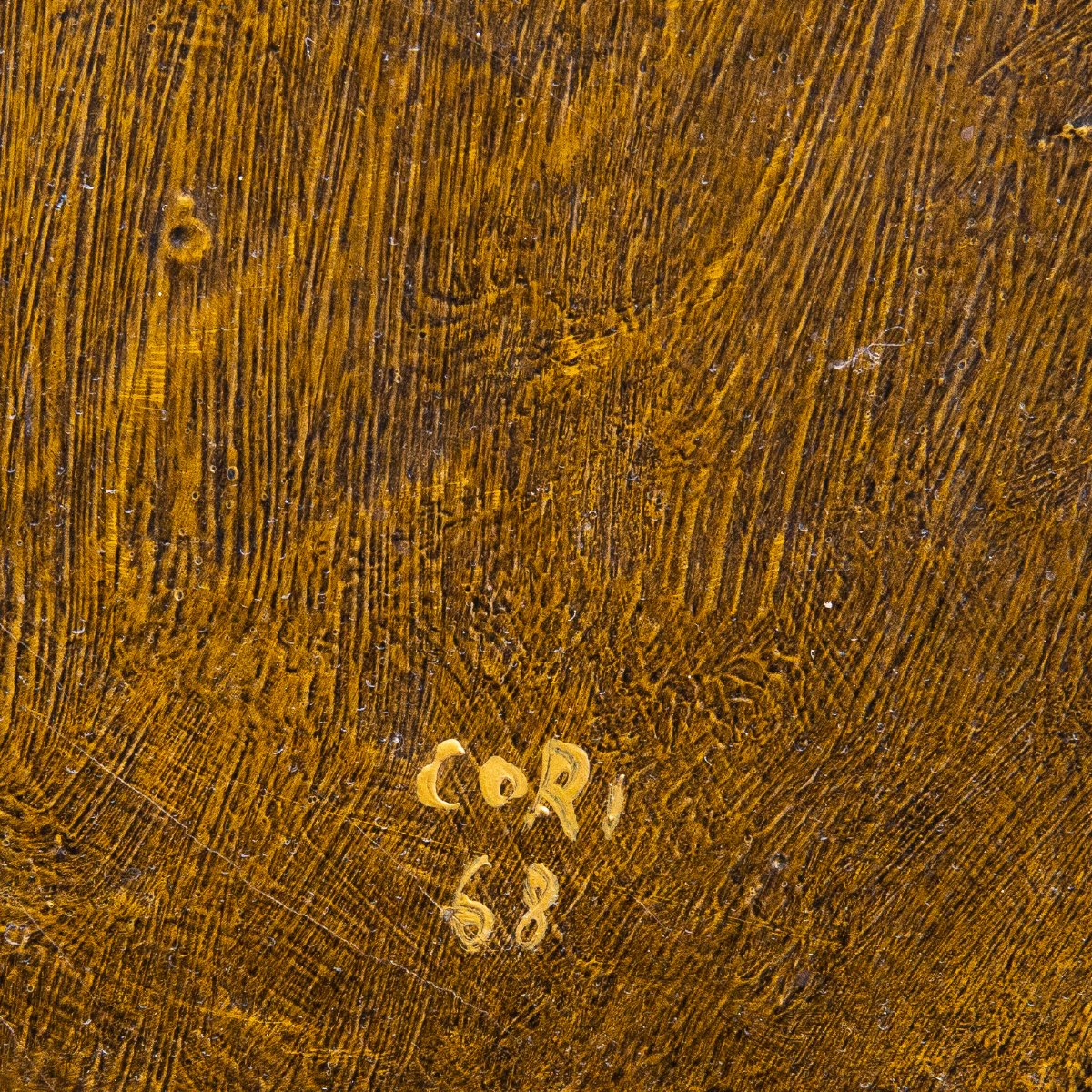 Giancarlo Cori – “Dopo l’alluvione”, olio su tela, firmato, 1968-photo-3
