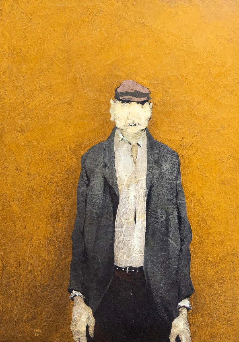 Giancarlo Cori – “Dopo l’alluvione”, olio su tela, firmato, 1968