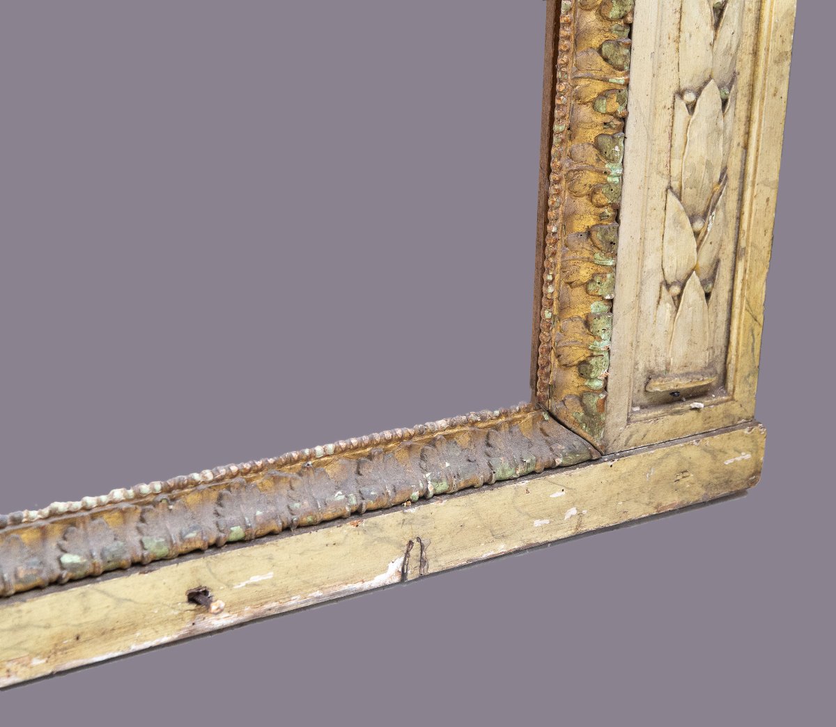Cornice Neoclassica  legno laccato,Epoca: XVIII secolo-photo-4