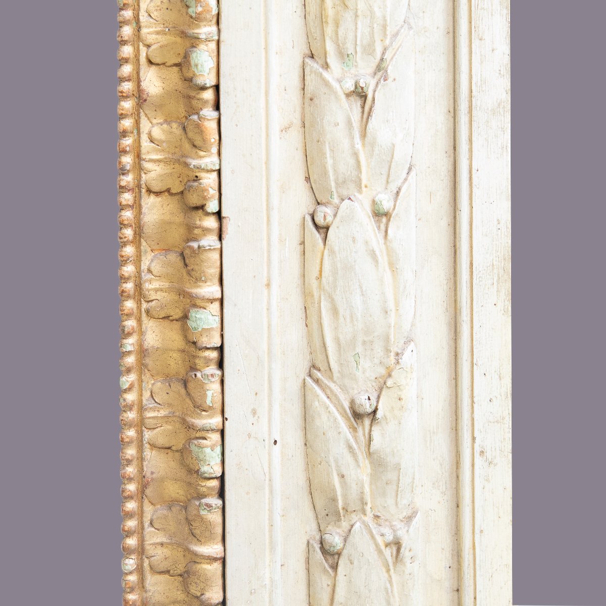 Cornice Neoclassica  legno laccato,Epoca: XVIII secolo-photo-6