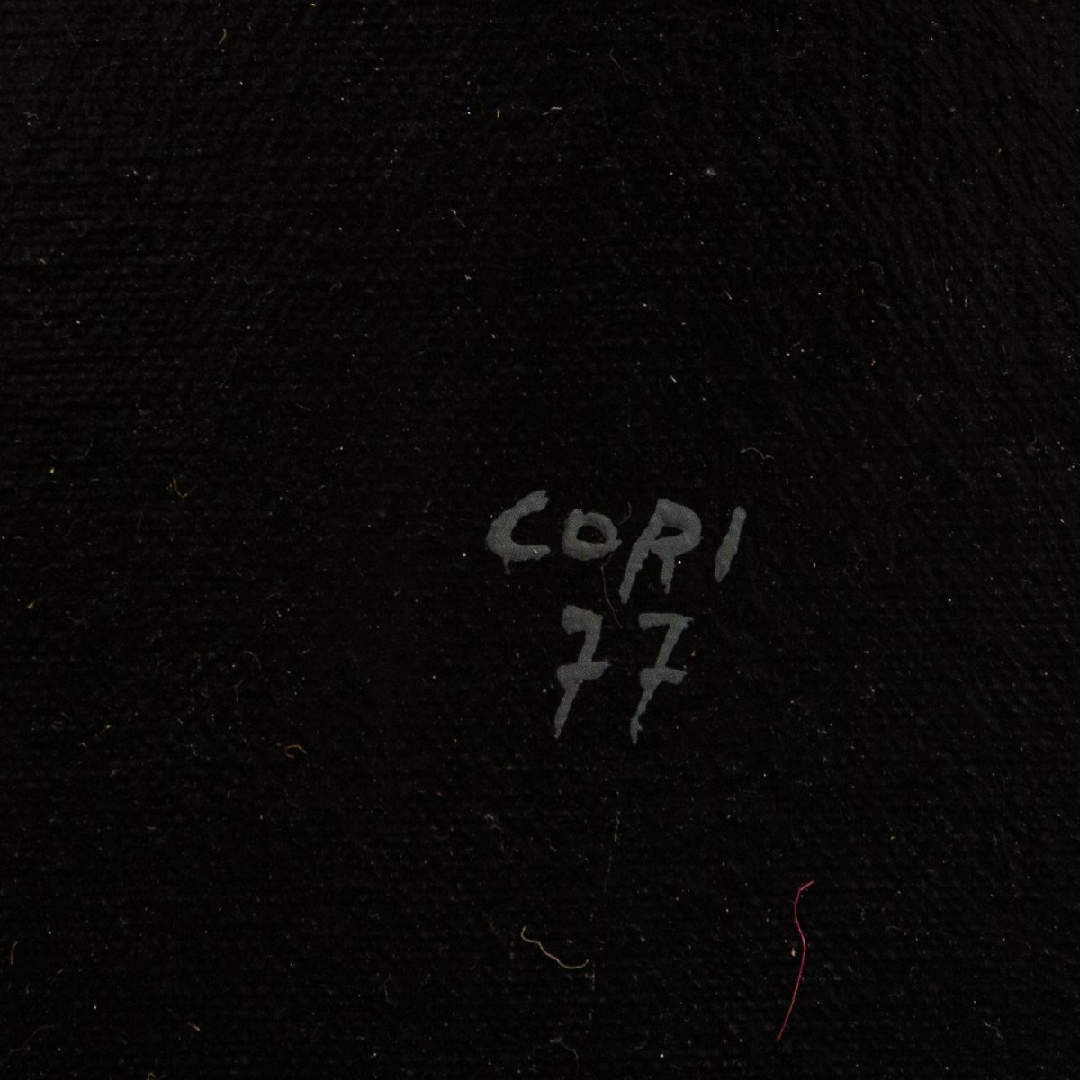 Giancarlo Cori, Studio di Dante, olio su tela, firmato, 1977-photo-4