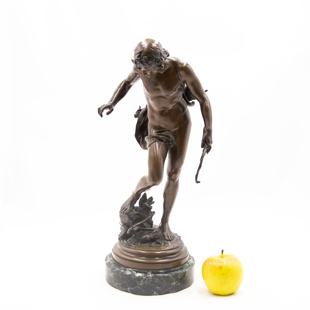 Eugène Quinton (Francia, 1853–1892) – “Giovane Arciere”, 1888-photo-2