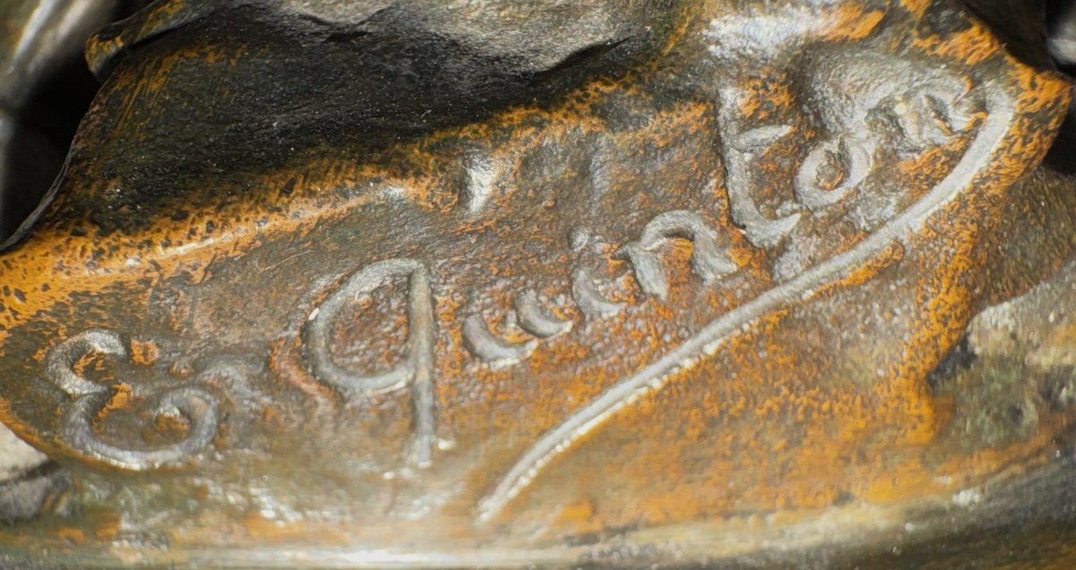 Eugène Quinton (Francia, 1853–1892) – “Giovane Arciere”, 1888-photo-3