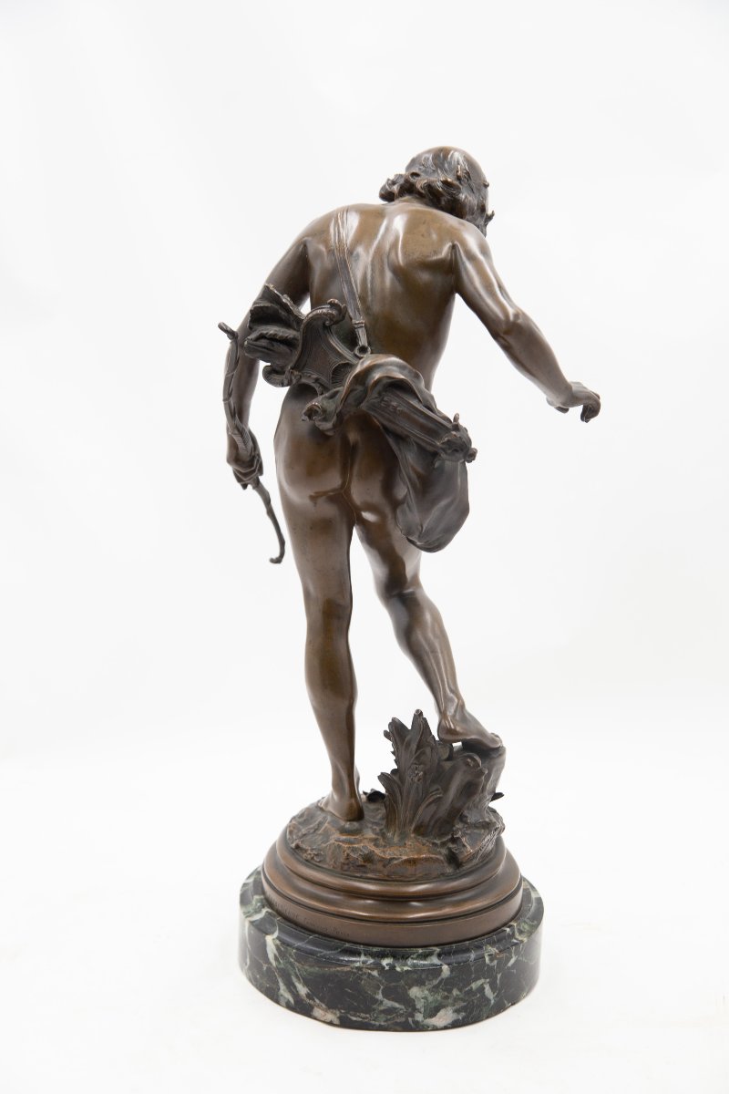 Eugène Quinton (Francia, 1853–1892) – “Giovane Arciere”, 1888-photo-5