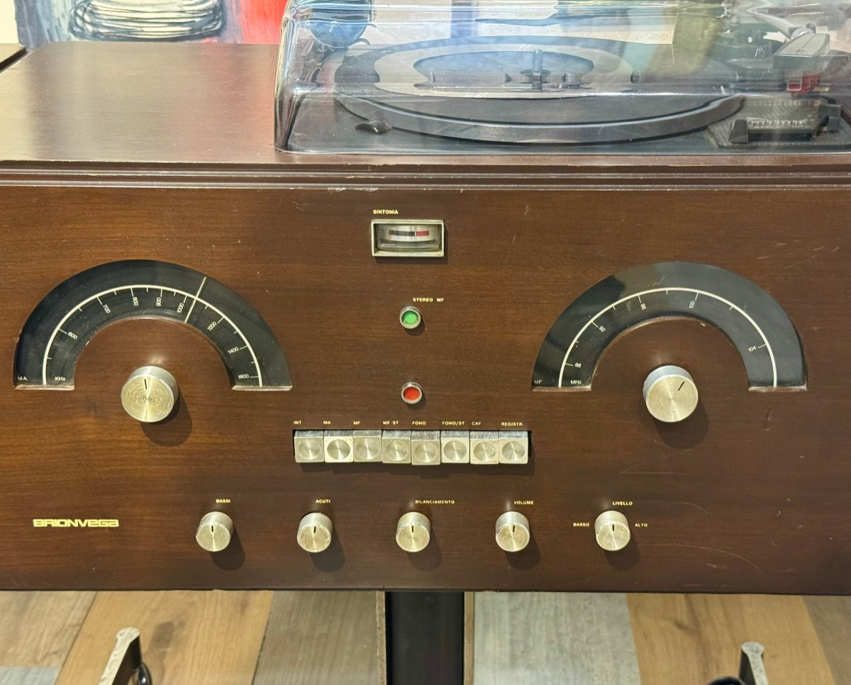 Stereo RR-126 radio di Pier Giacomo & Achille Castiglioni per Brionvega, anni '60-photo-4