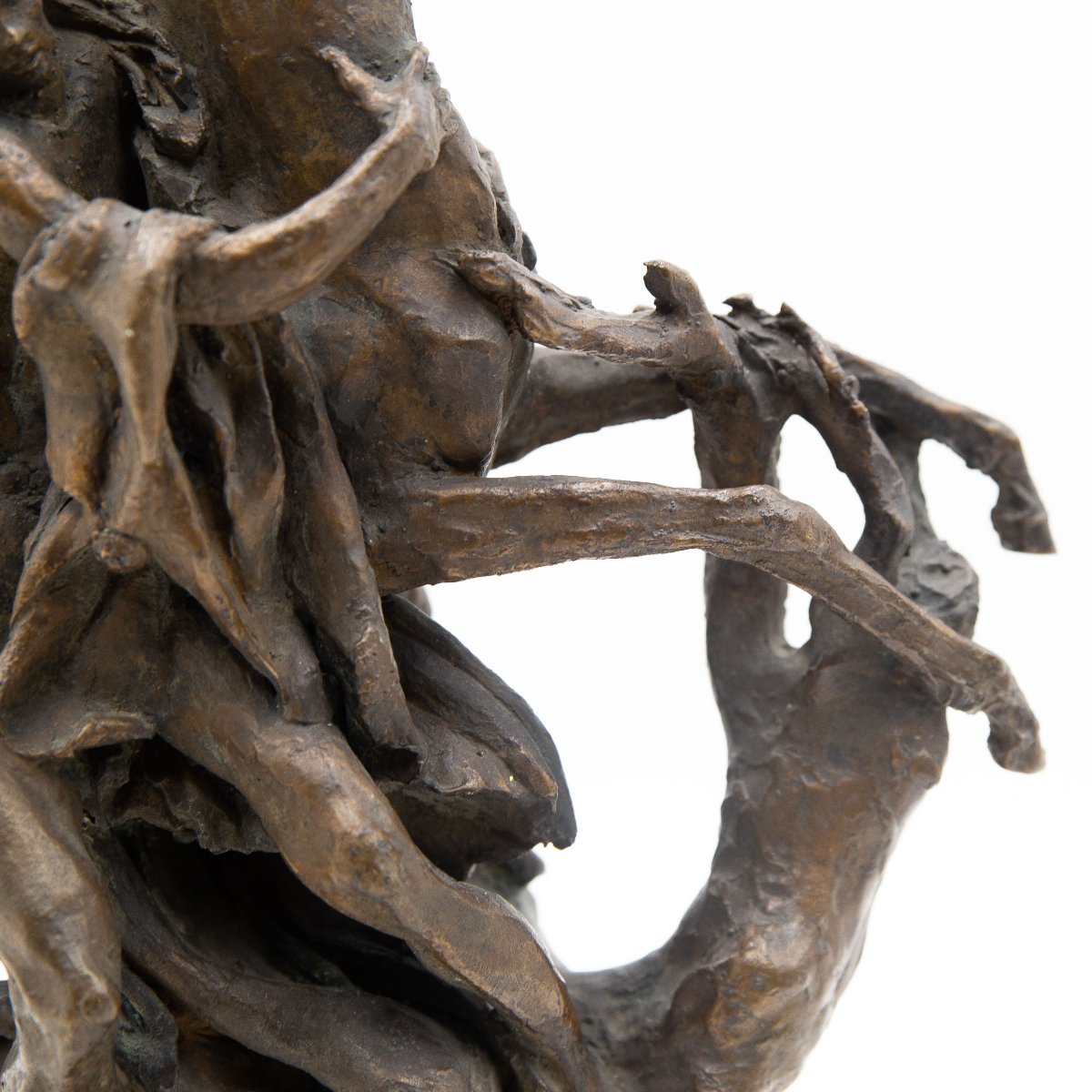 Nando Conti, "Perseo e Pegaso", in bronzo, firmato, Epoca '900-photo-3