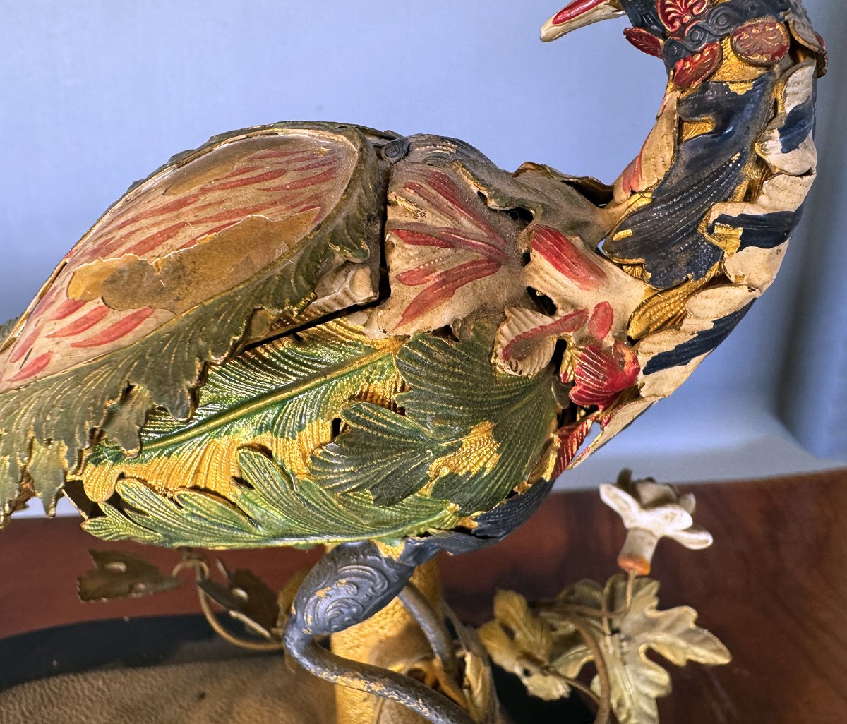 "Pavone" – Elegante Profumatore d'Ambiente, tardo XIX o inizio XX secolo-photo-8