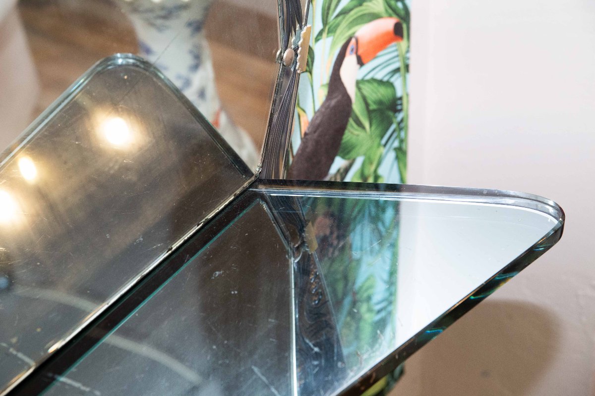 Cristal Art, Grande Specchiera con mensola-photo-6
