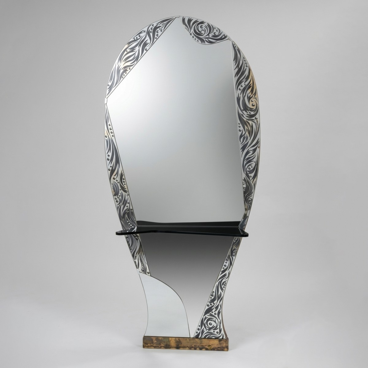 Cristal Art, Grande Specchiera con mensola