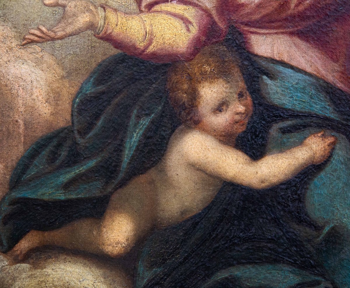 "Assunzione della Vergine", olio su tela, Epoca '700-photo-6