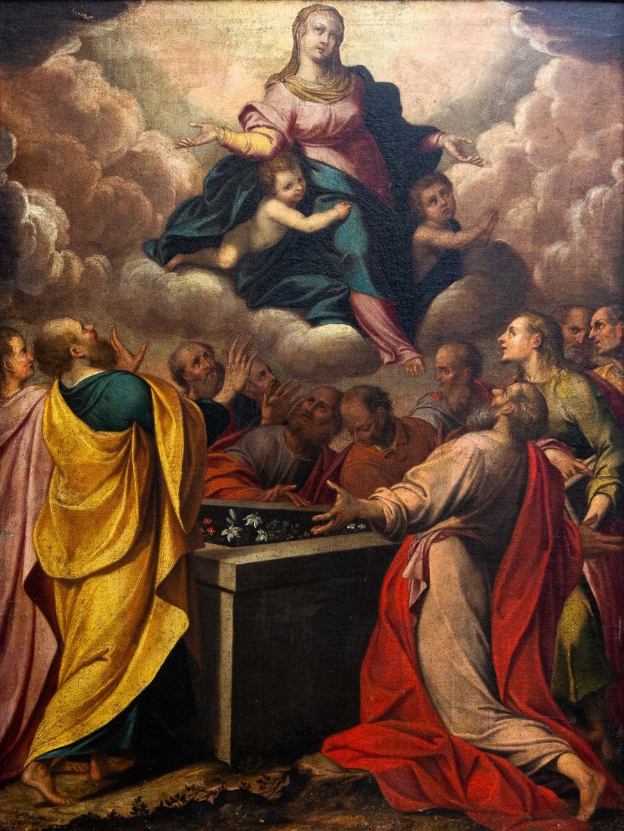 "Assunzione della Vergine", olio su tela, Epoca '700