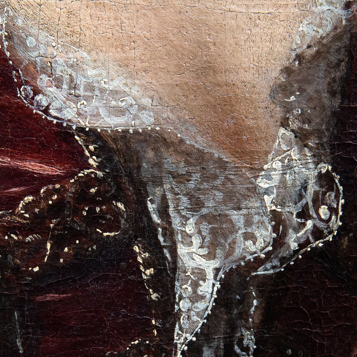 Ritratto di Nobildonna, olio su tela, Epoca XVIII Secolo-photo-6